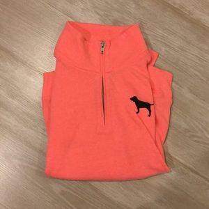 Peachy PINK half zip